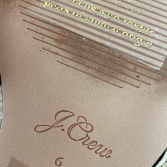 J Crew Roxie zip back Ankle Boots Calf hair, Snow Pony color,size 6 - Picture 4 of 5